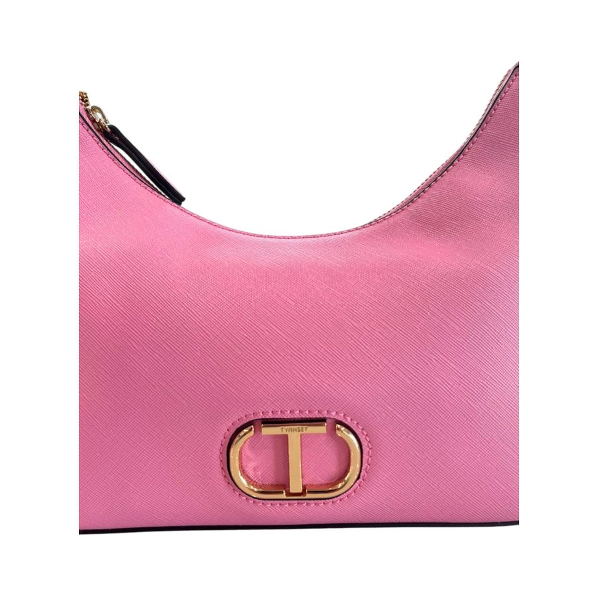 Pink PU Women Shoulder Bag