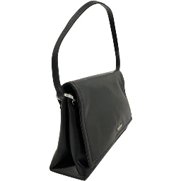 Black Polyethylene Clutch Bag