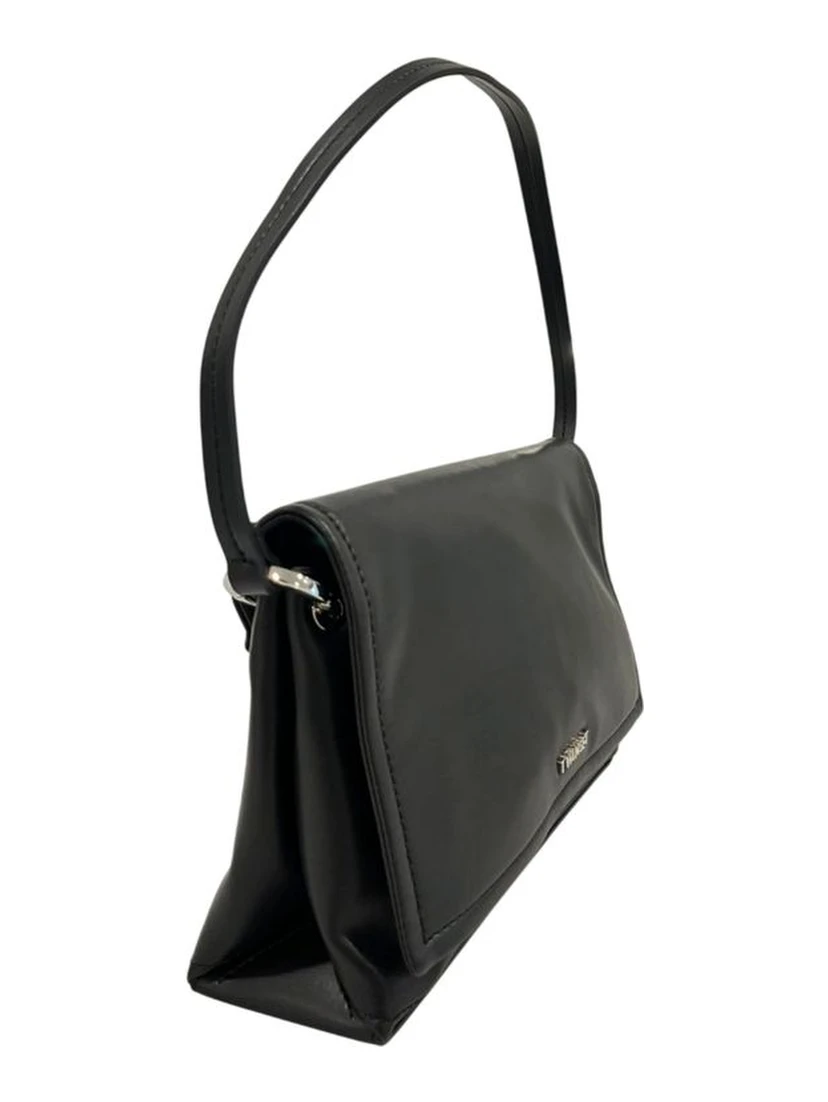 Black Polyethylene Clutch Bag