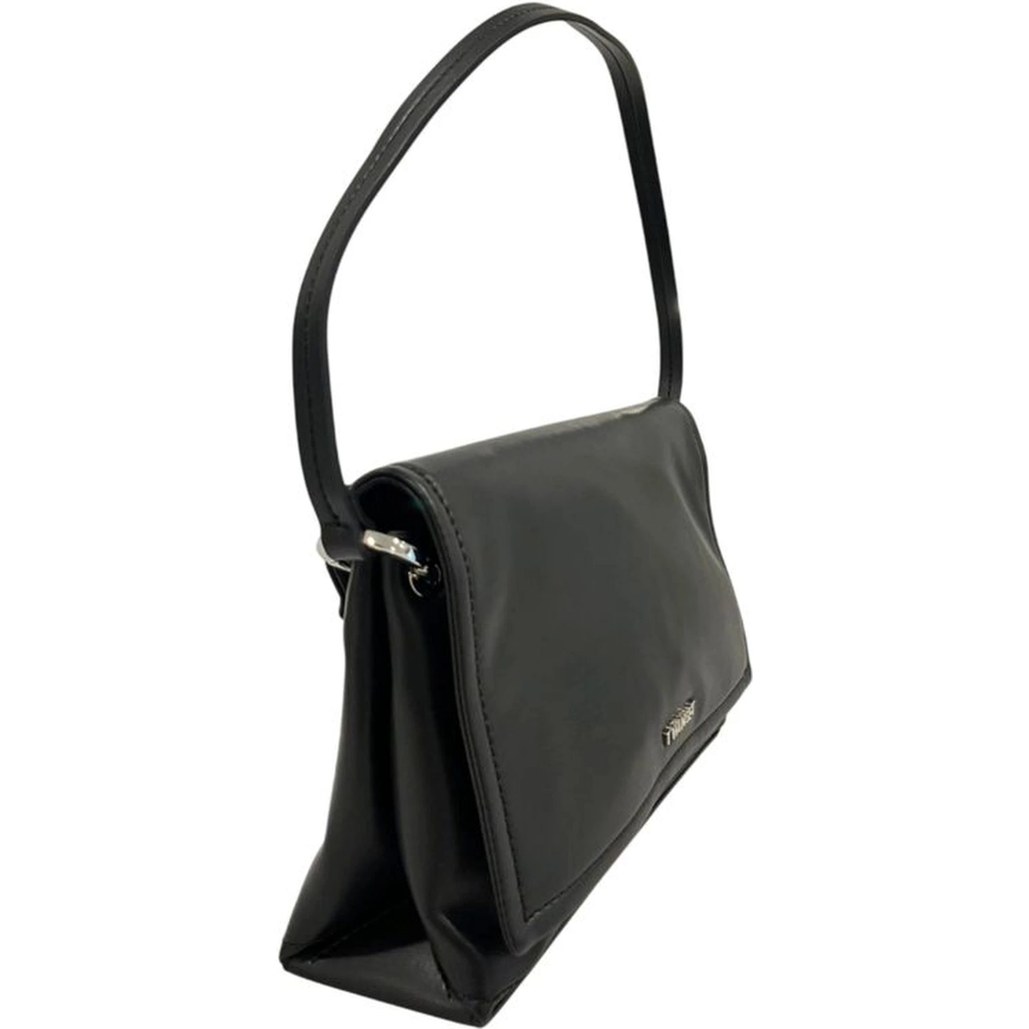 Black Polyethylene Clutch Bag