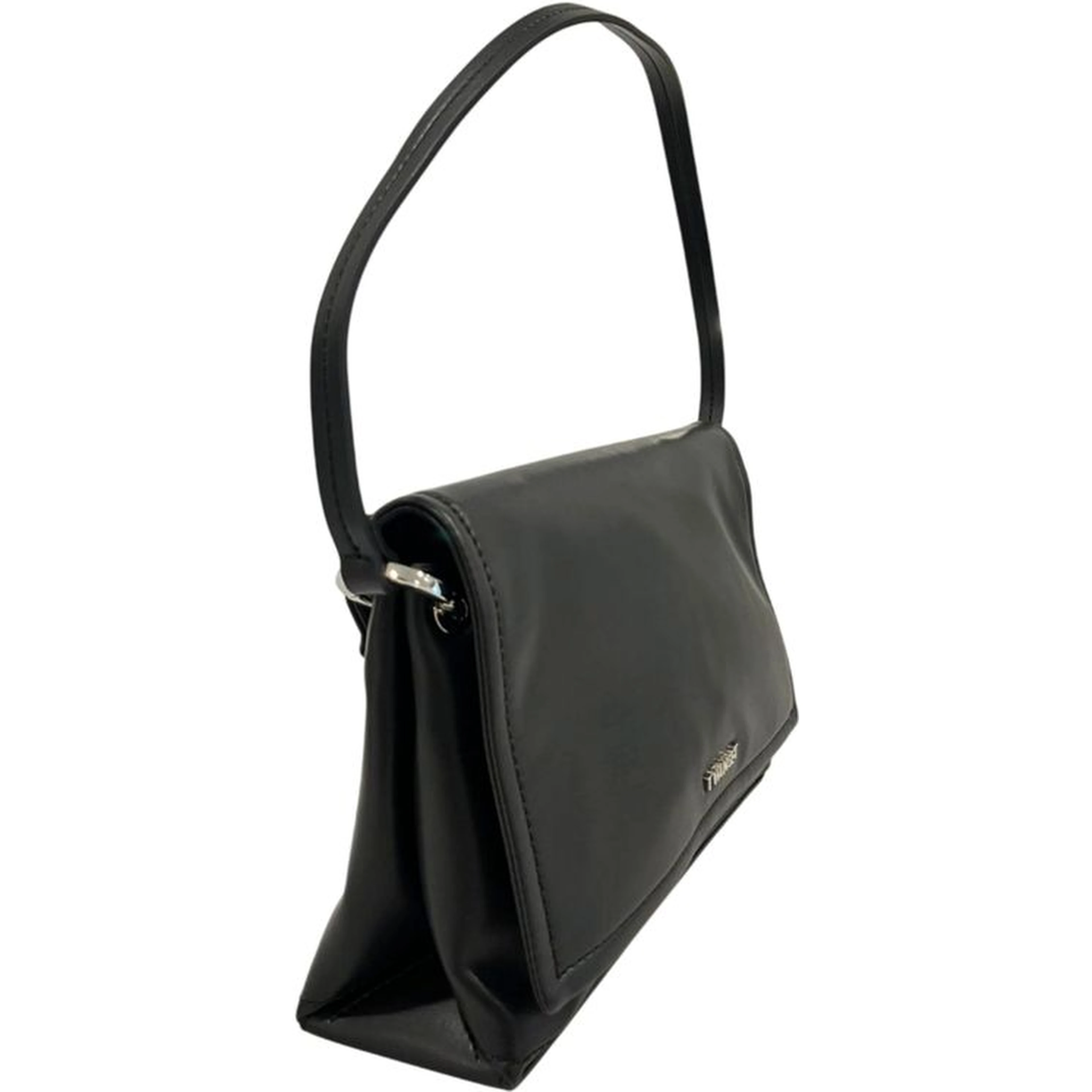 Black Polyethylene Clutch Bag