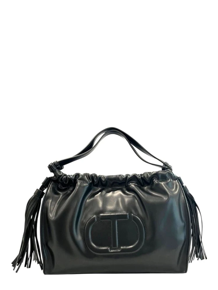 Black PU Women Shoulder Bag
