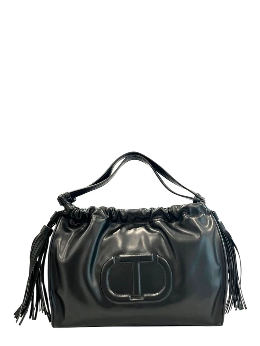 Black PU Women Shoulder Bag