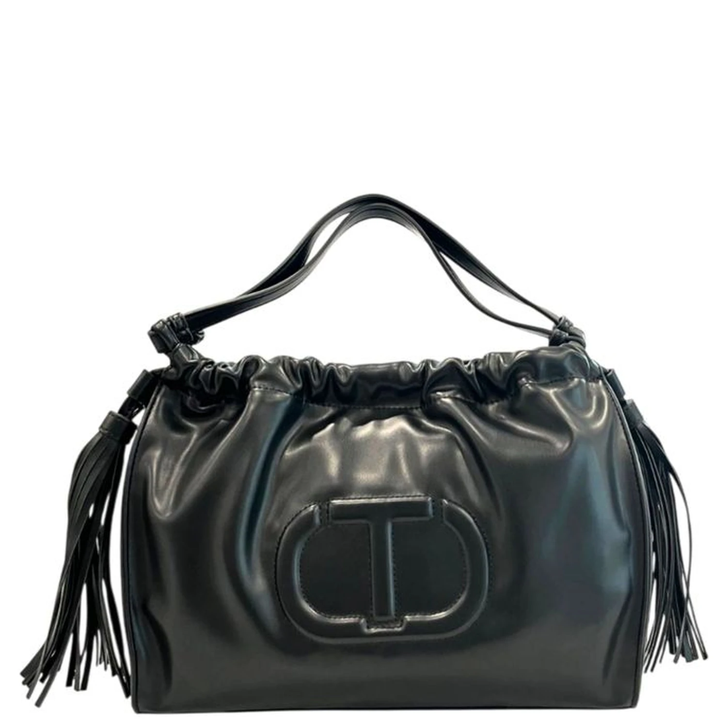 Black PU Women Shoulder Bag