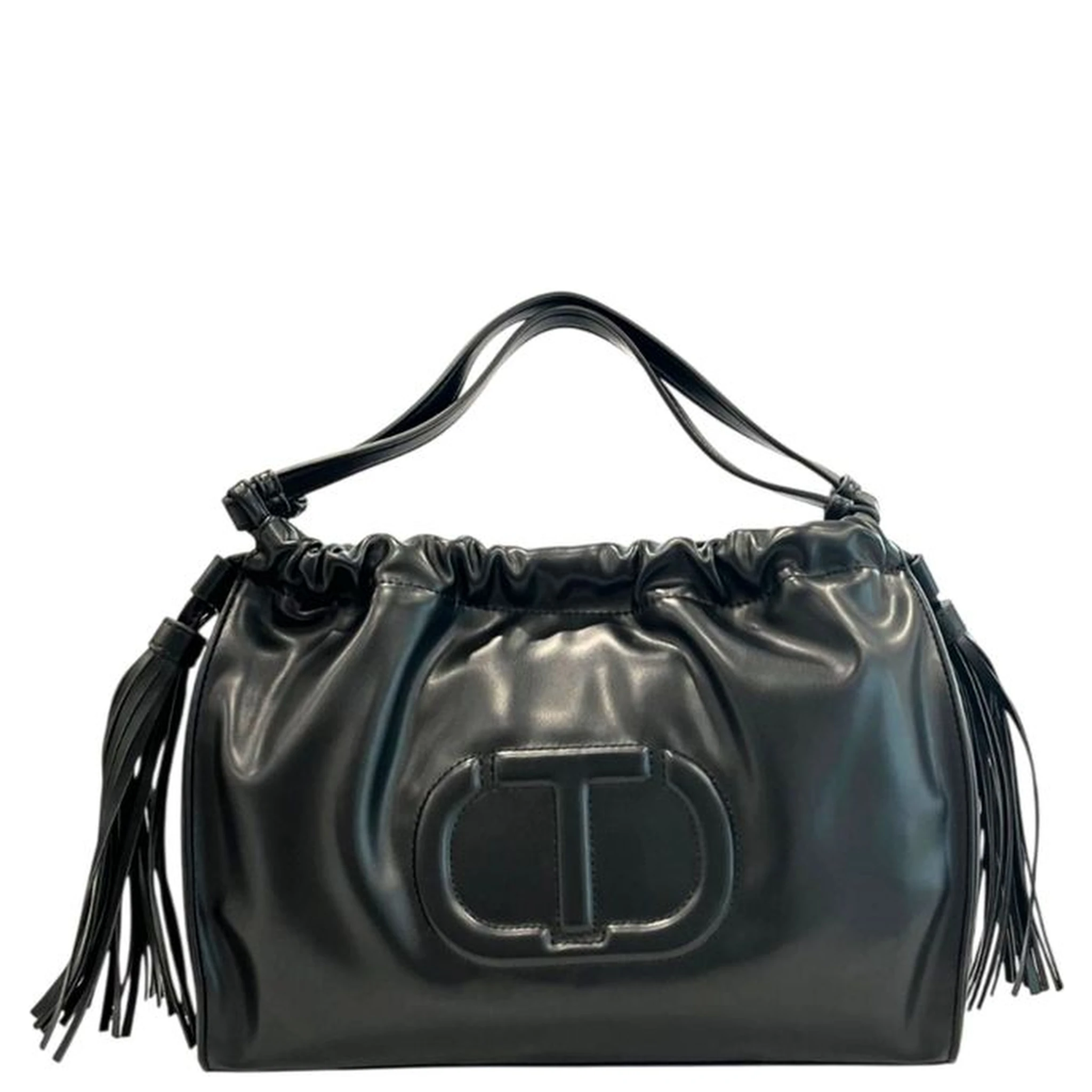 Black PU Women Shoulder Bag