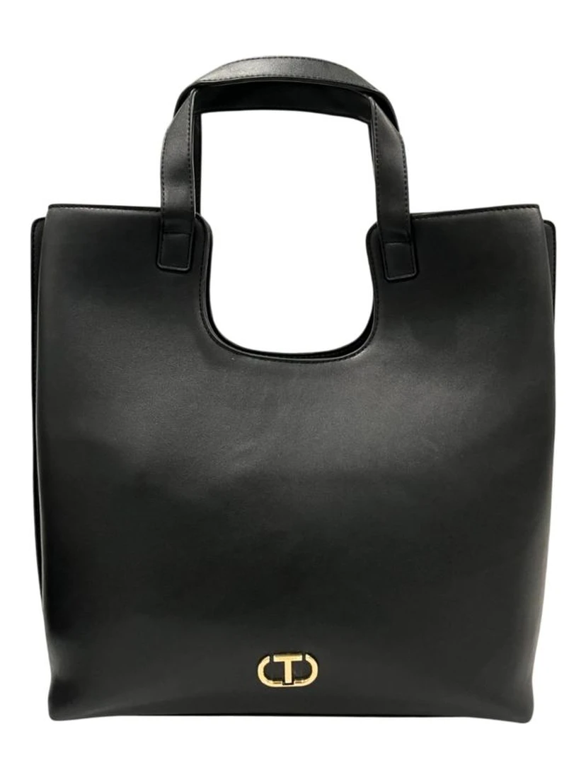 Black PU Women Shoulder Bag