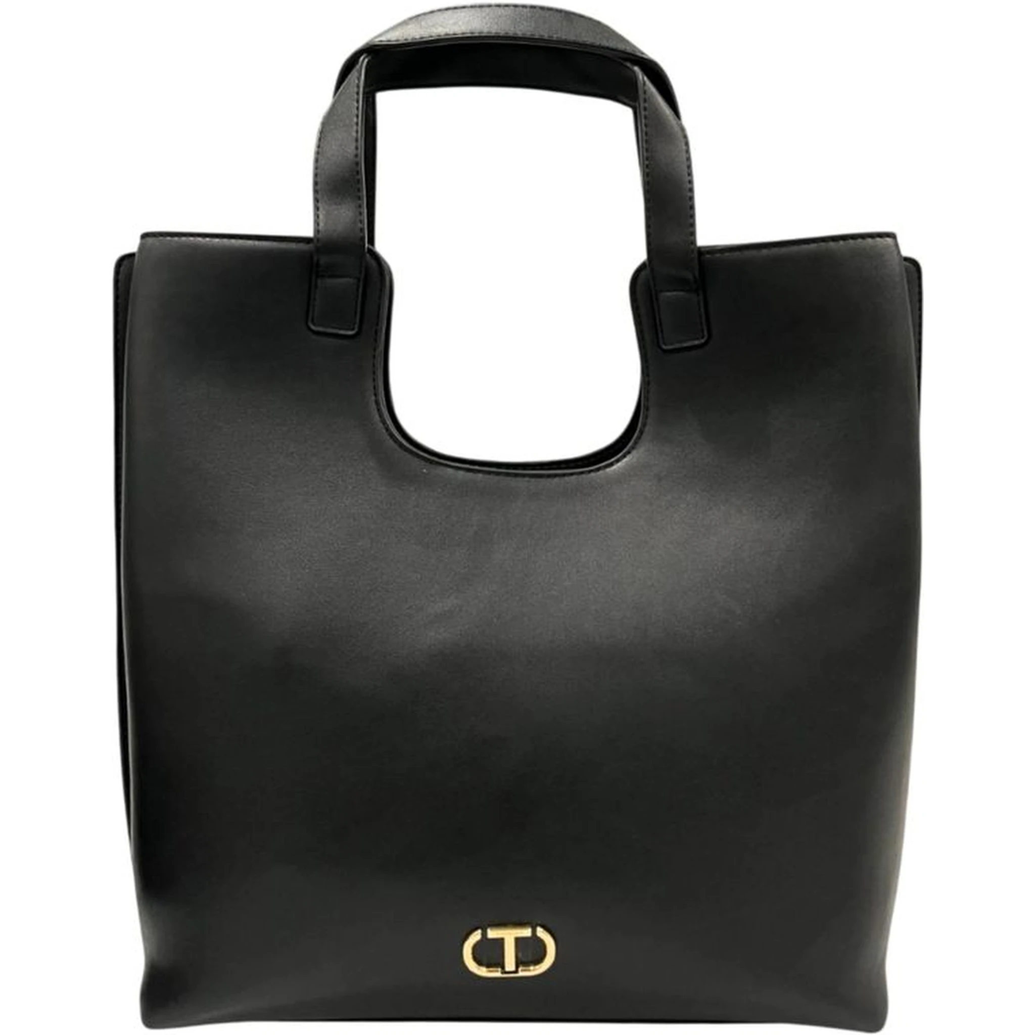 Black PU Women Shoulder Bag