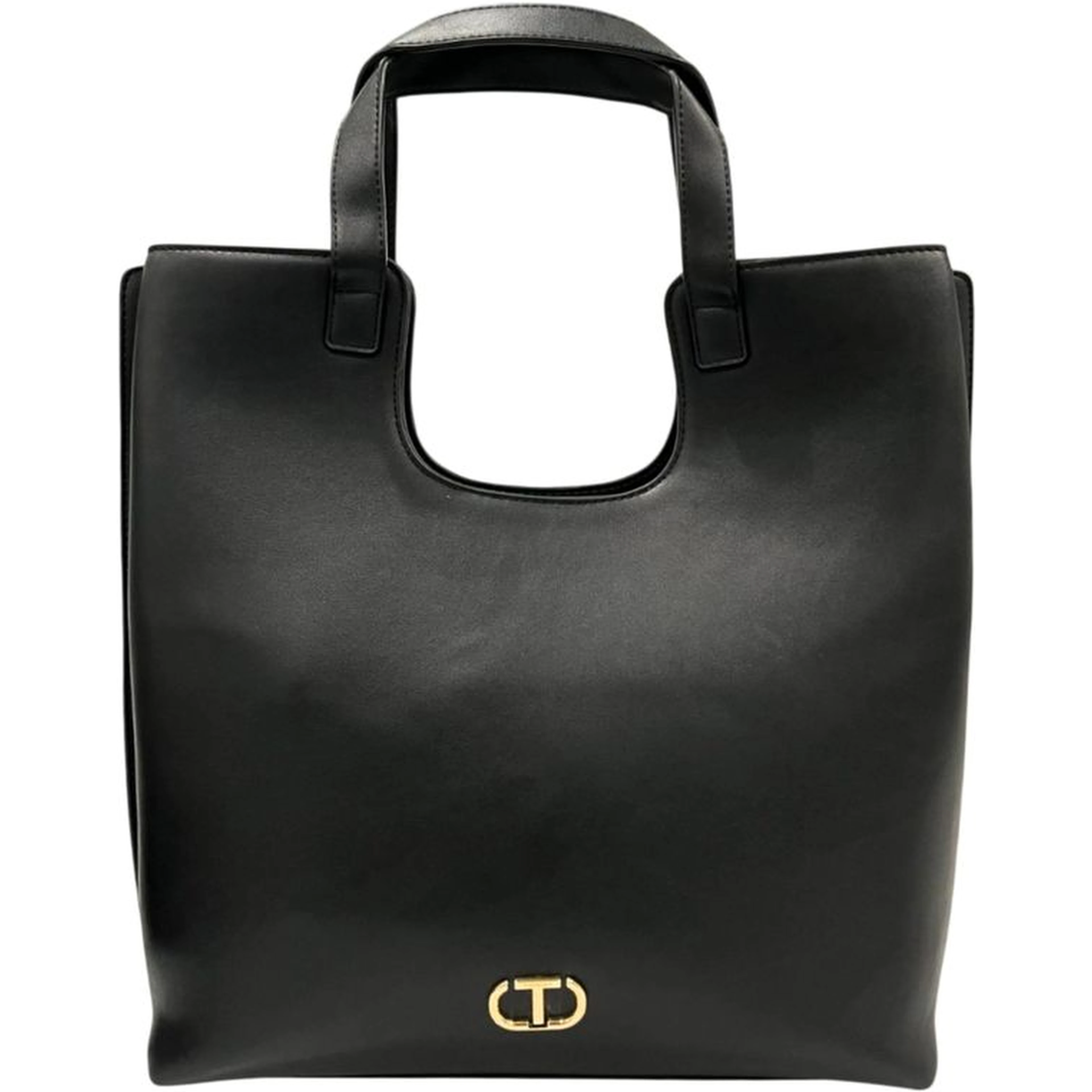 Black PU Women Shoulder Bag