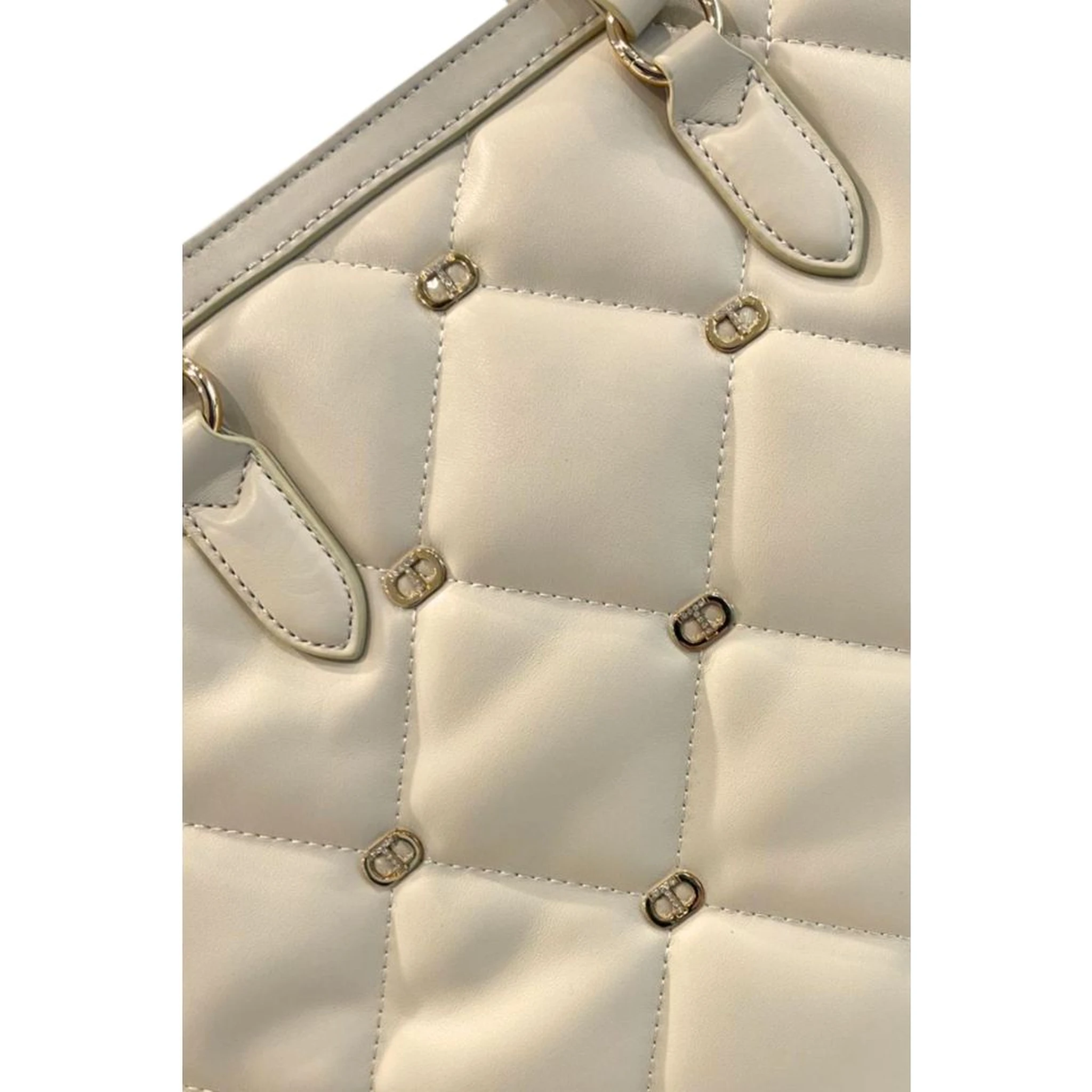White Polyethylene Shoulder Bag