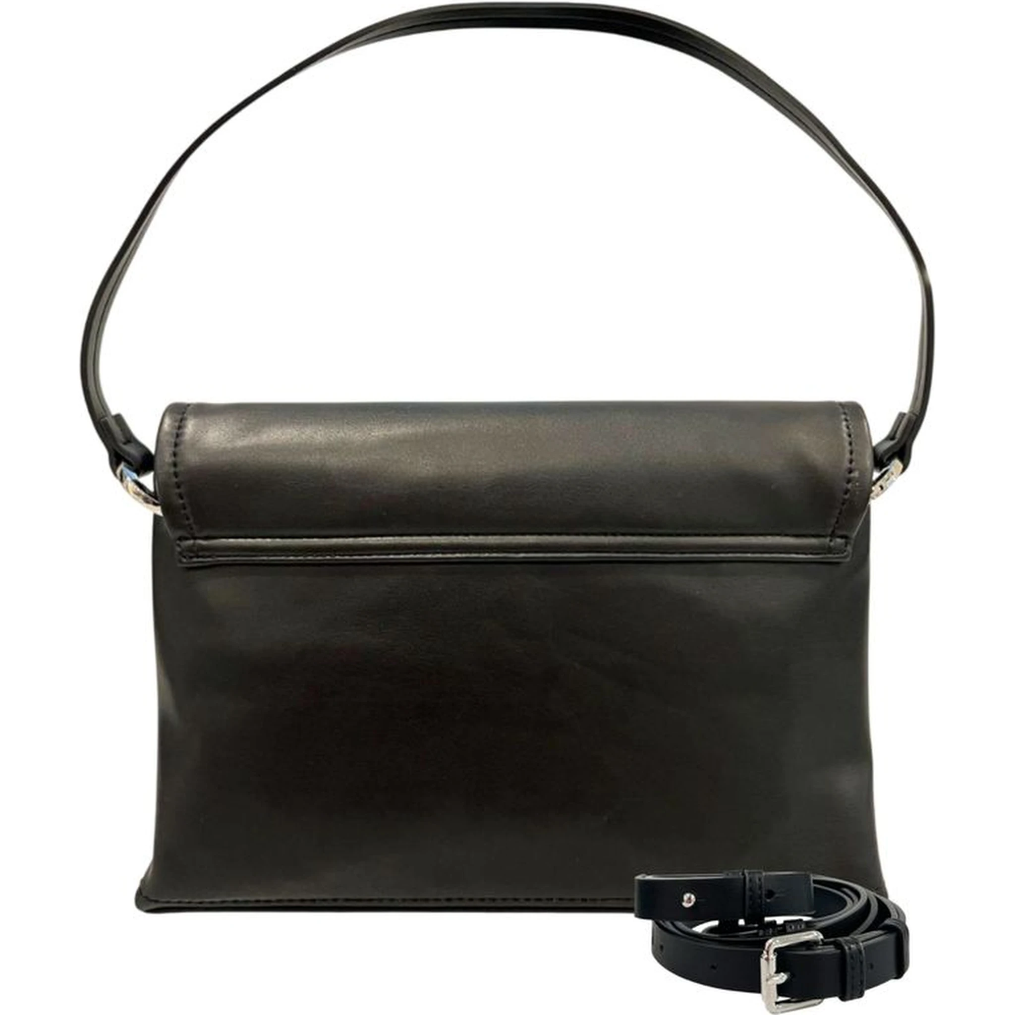 Black Polyethylene Clutch Bag