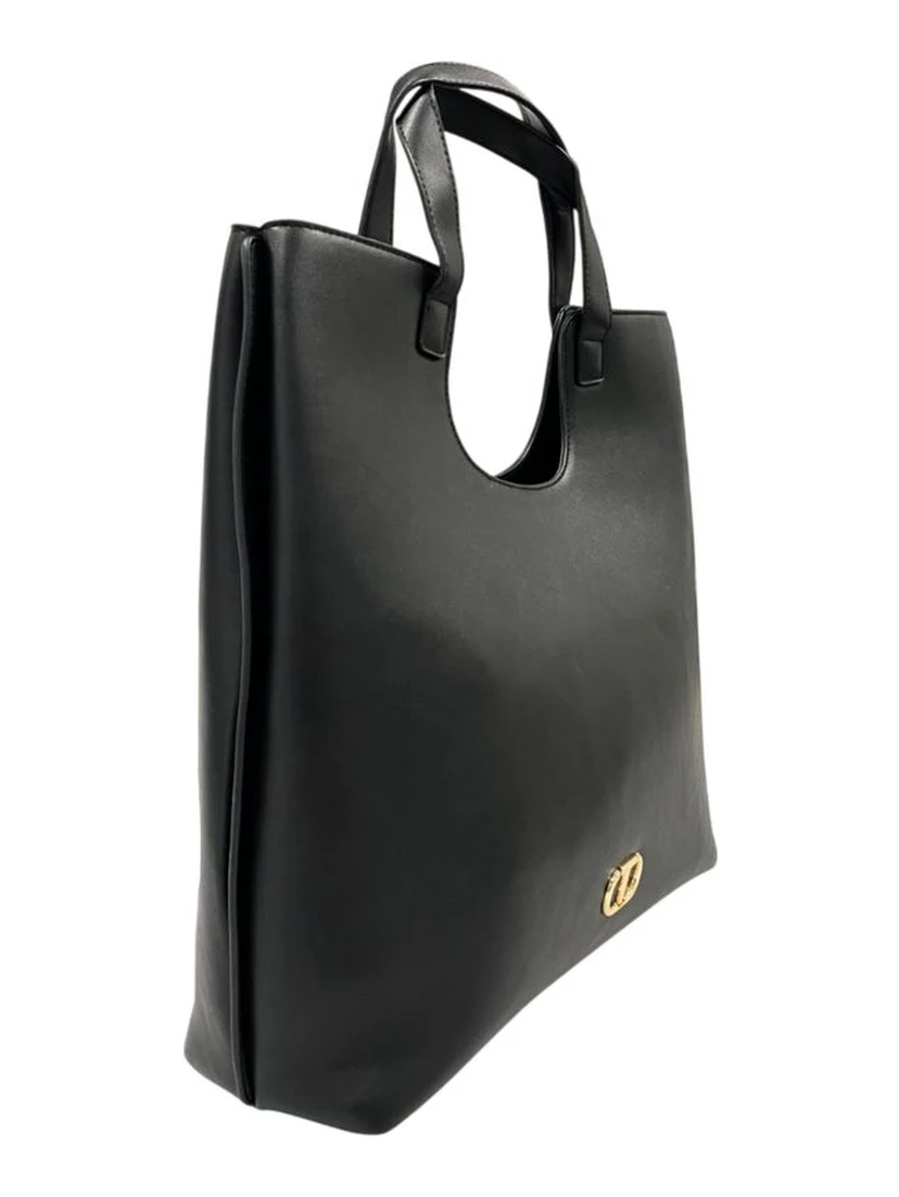 Black PU Women Shoulder Bag