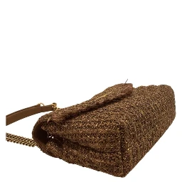 Brown Polypropylene Women Crossbody Bag