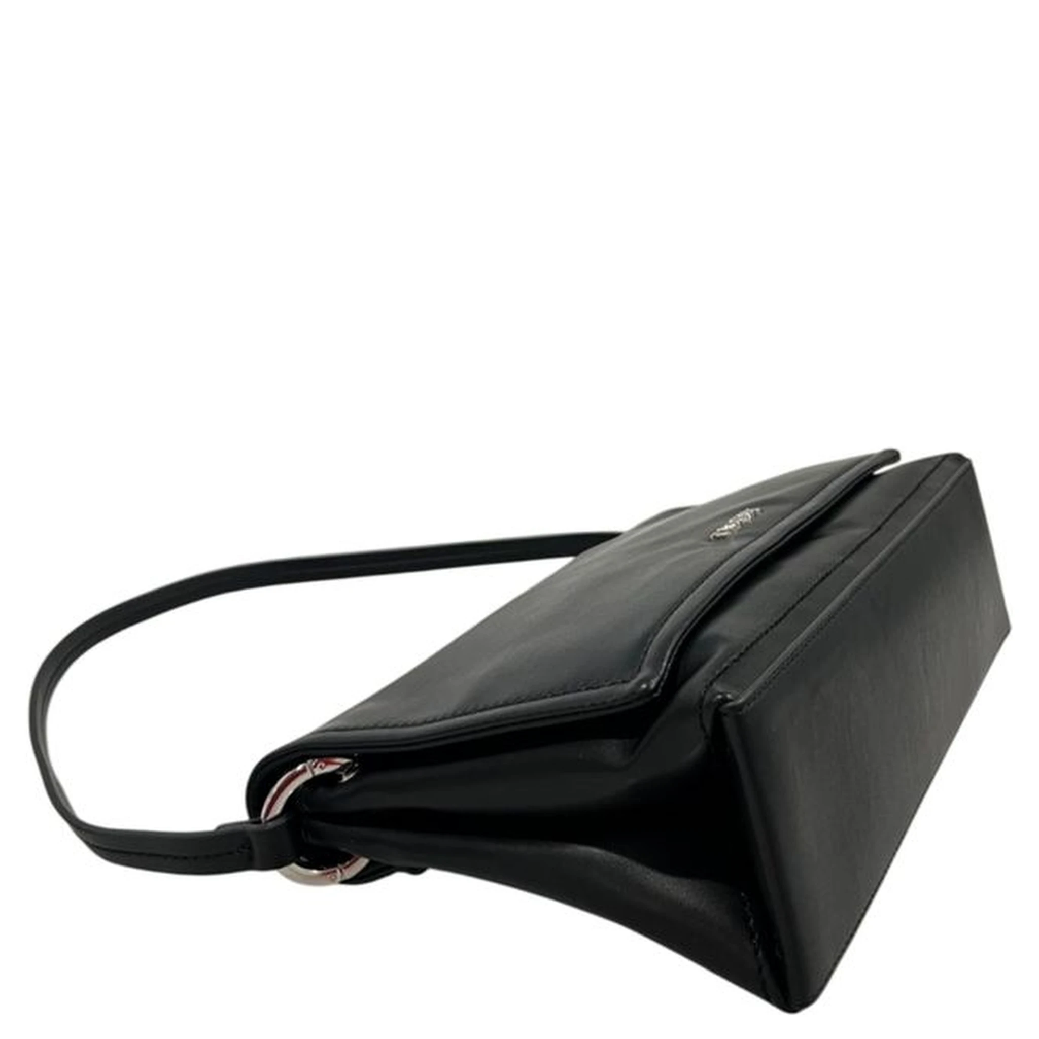 Black Polyethylene Clutch Bag