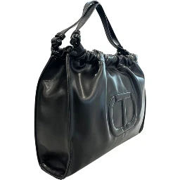 Black PU Women Shoulder Bag