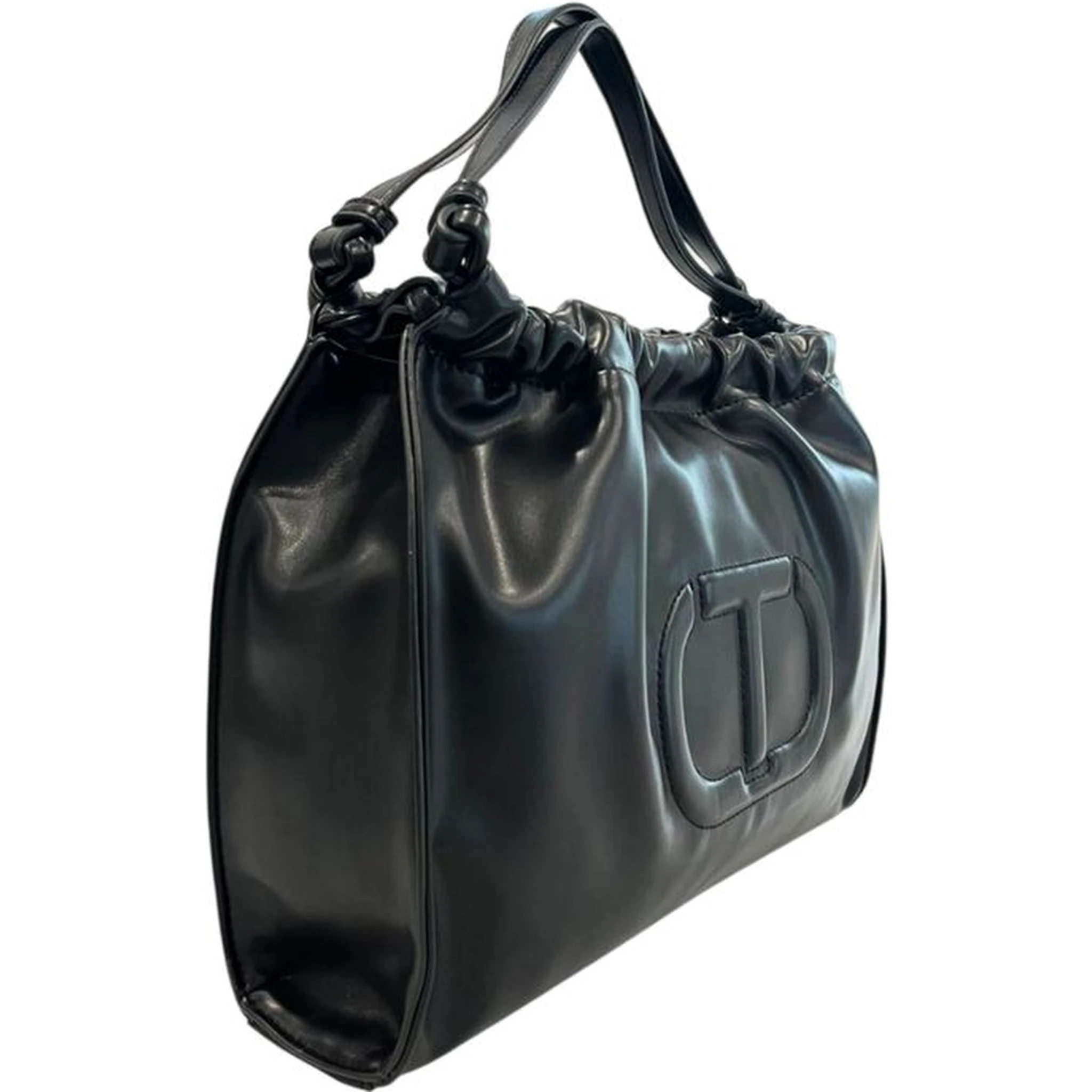Black PU Women Shoulder Bag