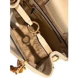 Beige PU Women Handbag