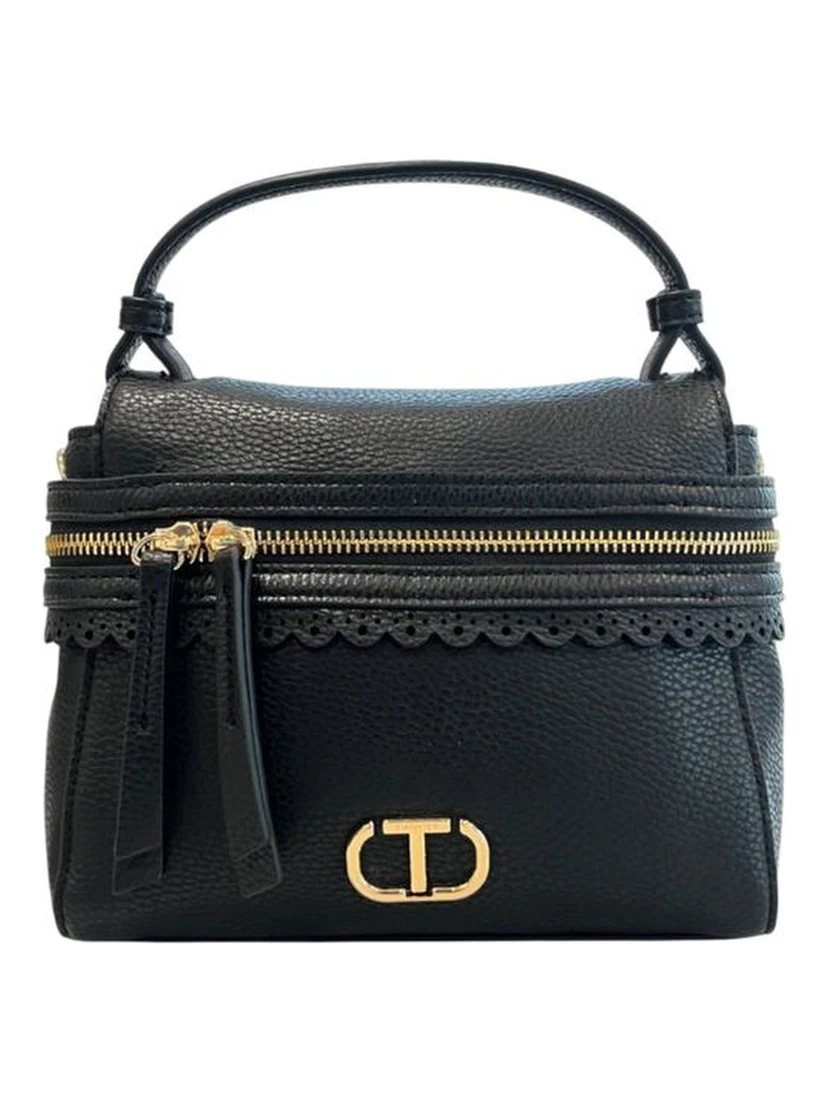 Black PU Women's Handbag