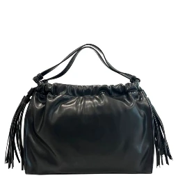 Black PU Women Shoulder Bag
