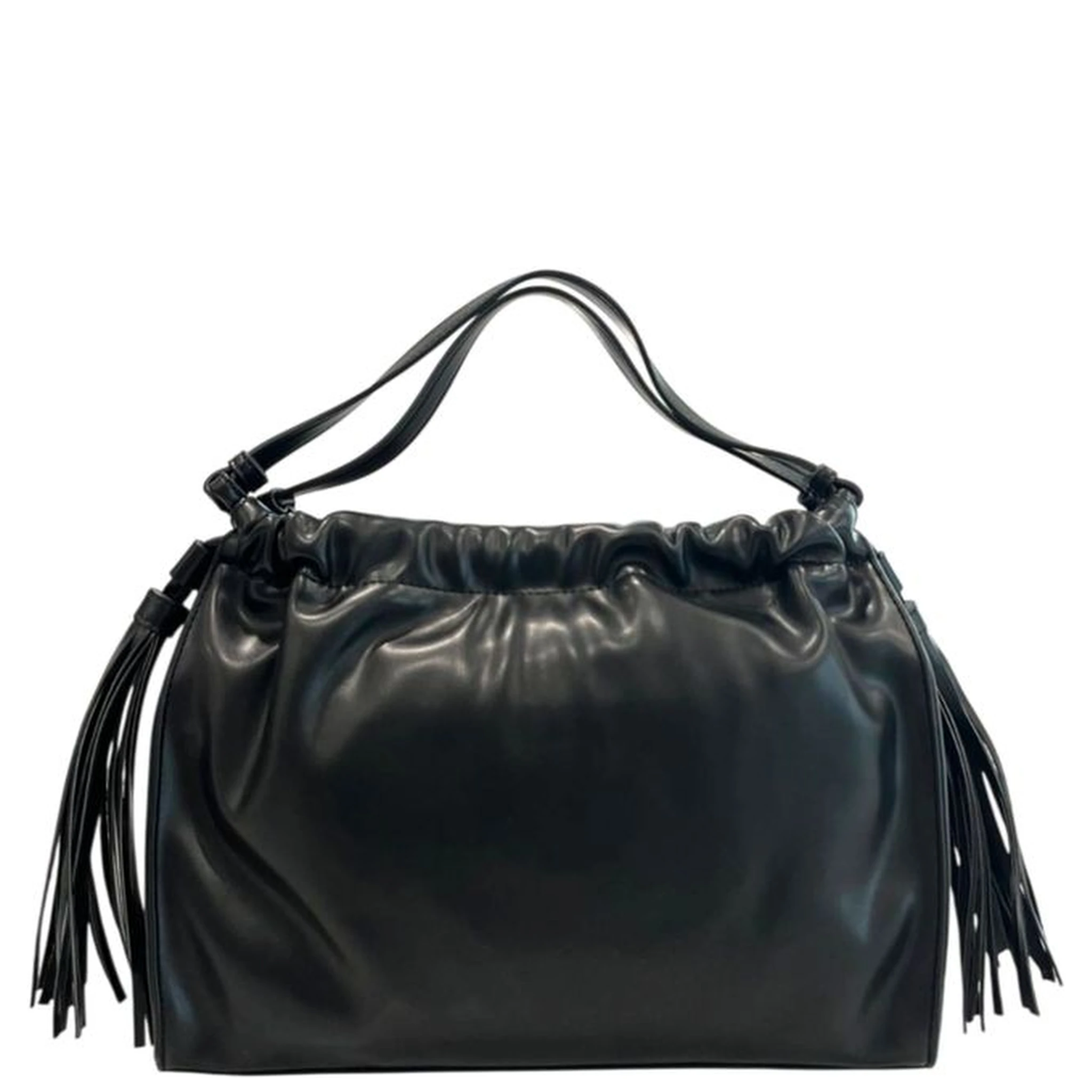 Black PU Women Shoulder Bag