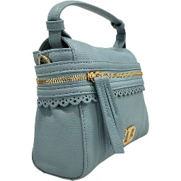 Blue PU Women Handbag