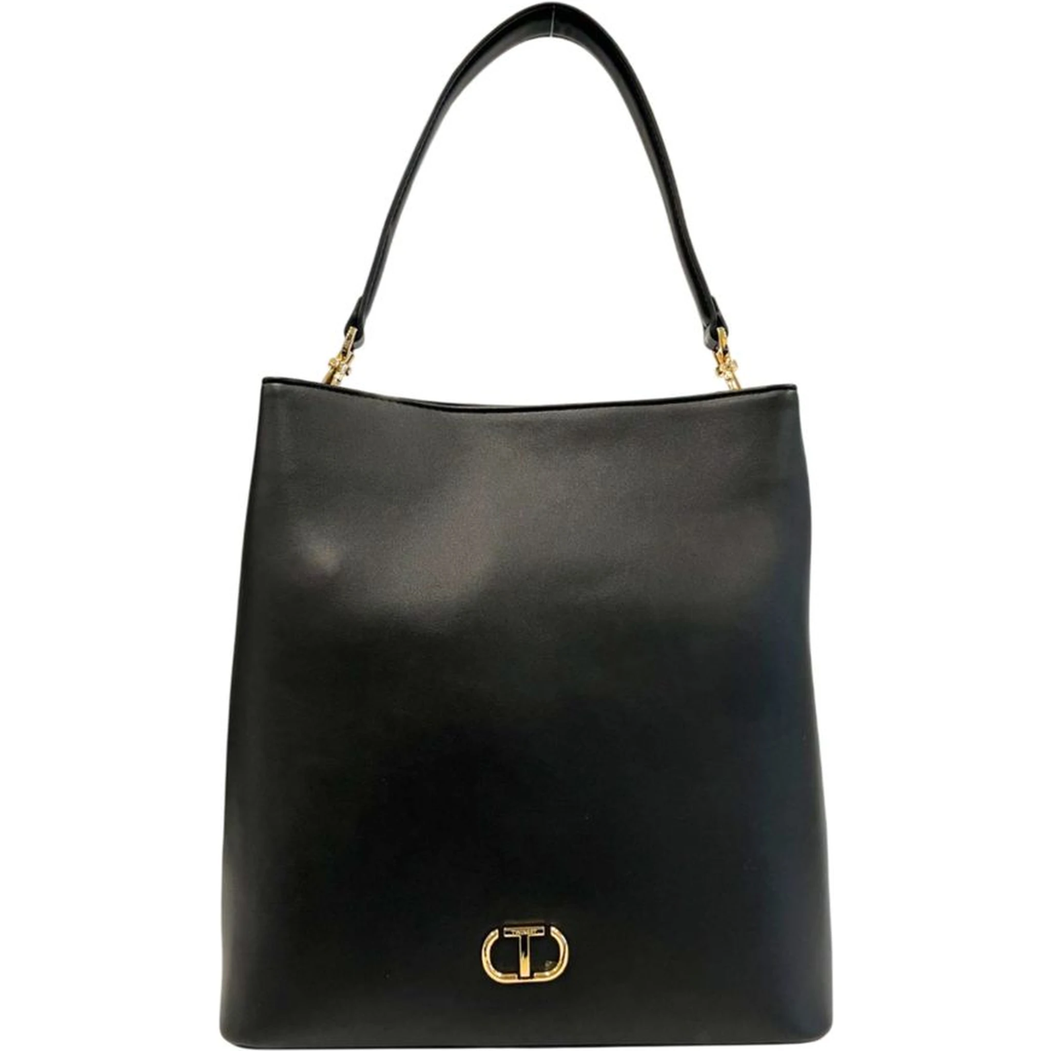 Black PU Women Shoulder Bag