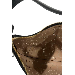 Black Polyethylene Shoulder Bag