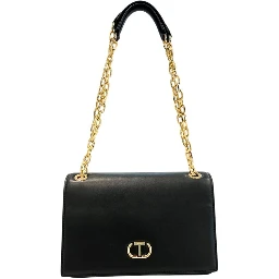 Black PU Women Crossbody Bag