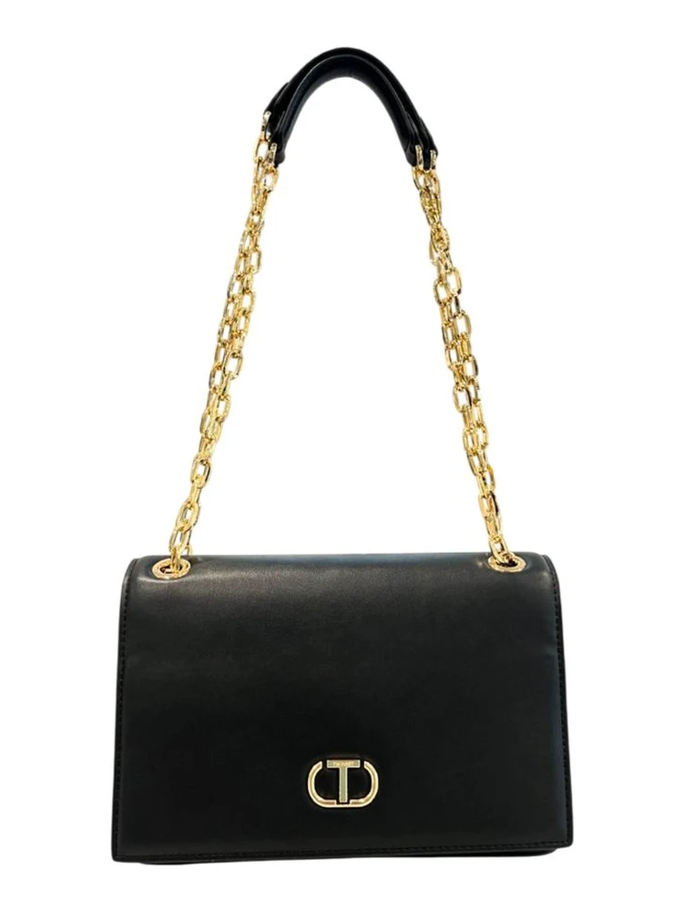 Black PU Women Crossbody Bag