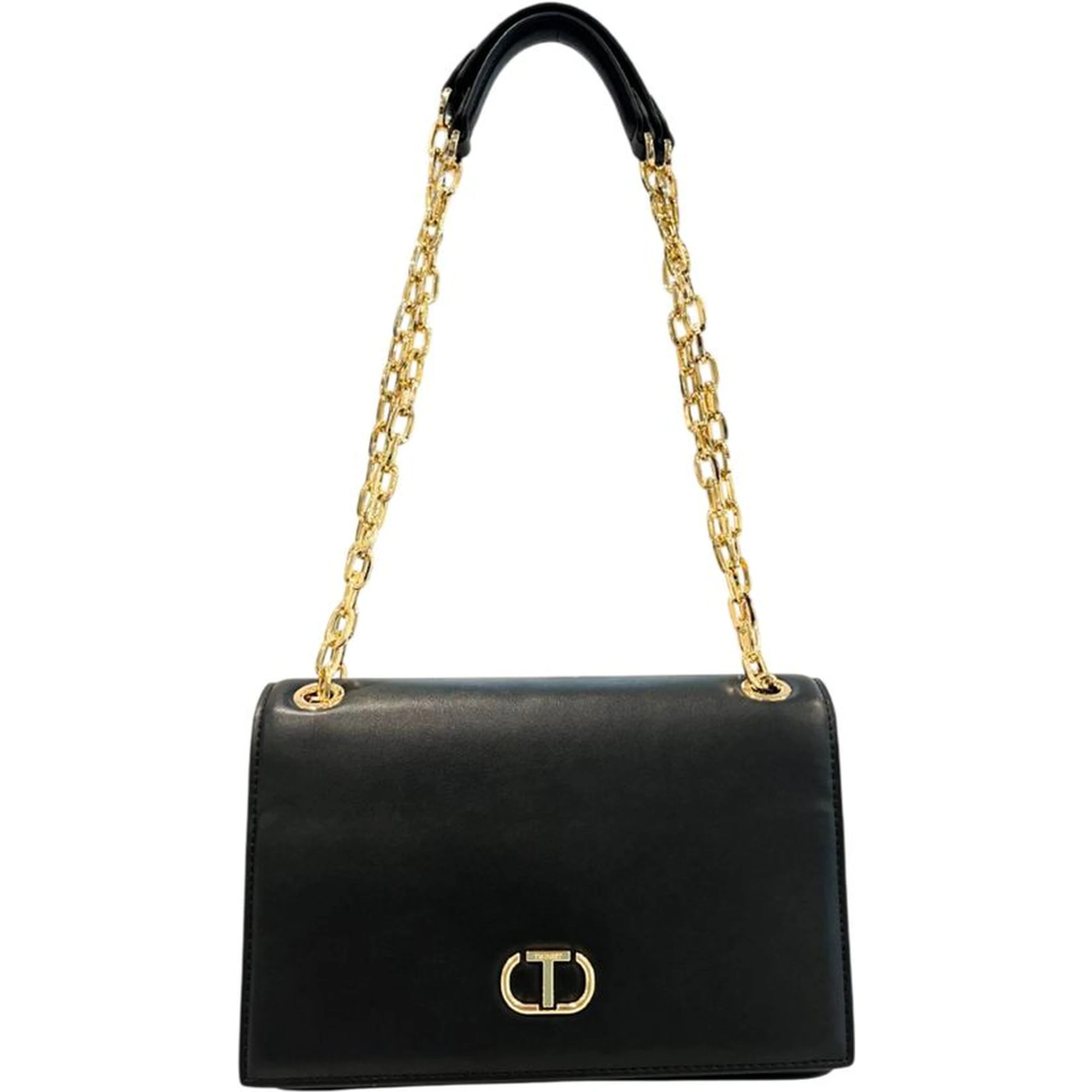 Black PU Women Crossbody Bag