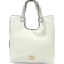 White PU Women Handbag