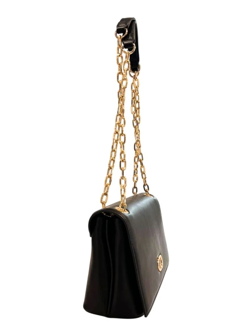 Black PU Women Crossbody Bag