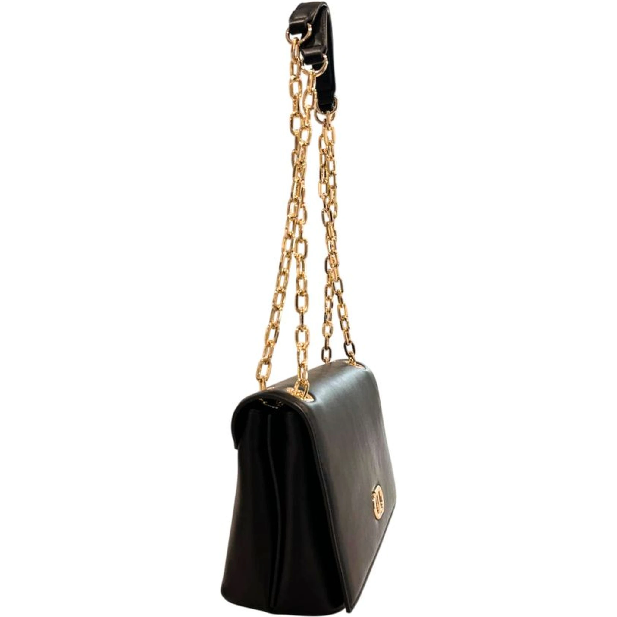 Black PU Women Crossbody Bag