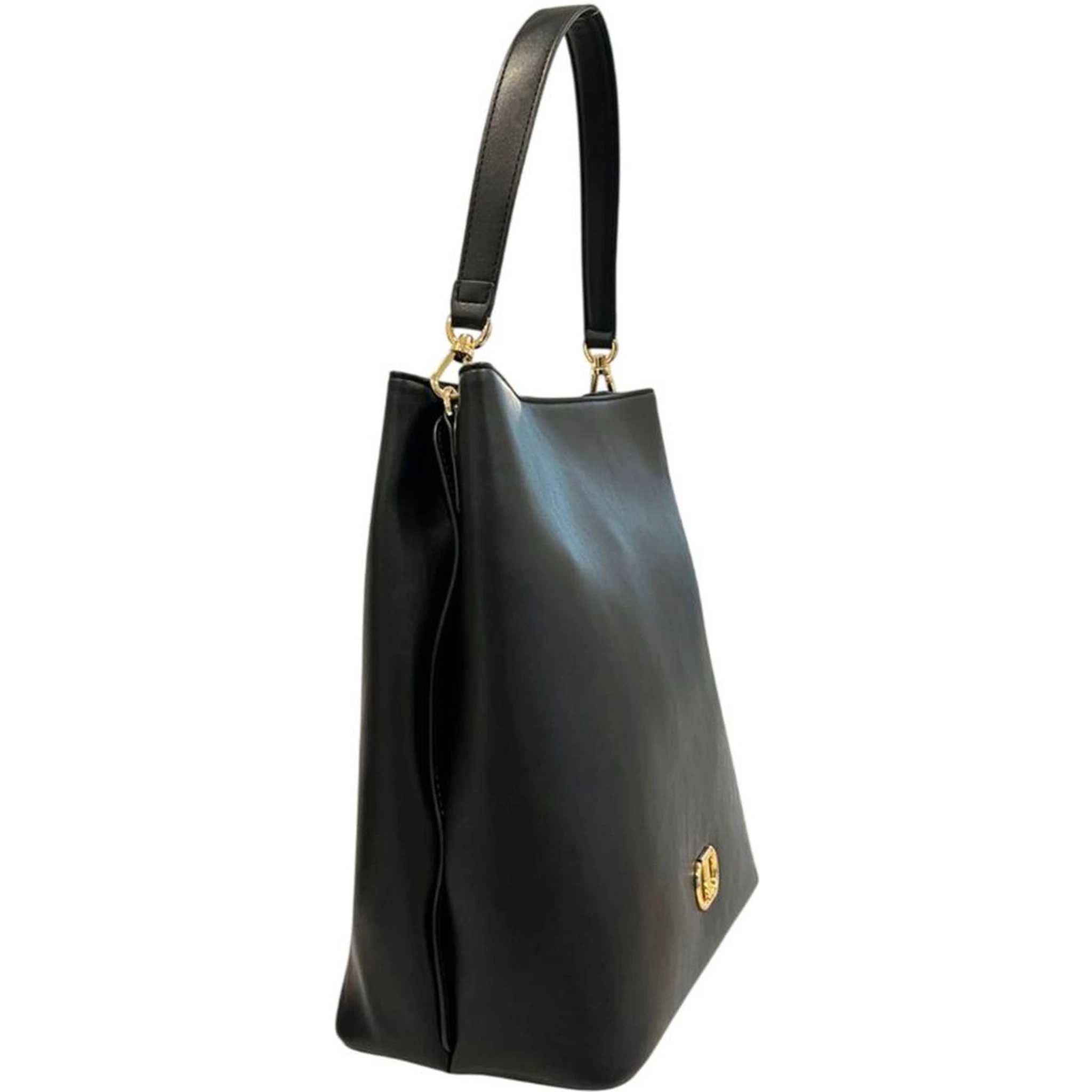 Black PU Women Shoulder Bag