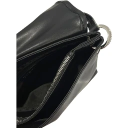 Black Polyethylene Clutch Bag