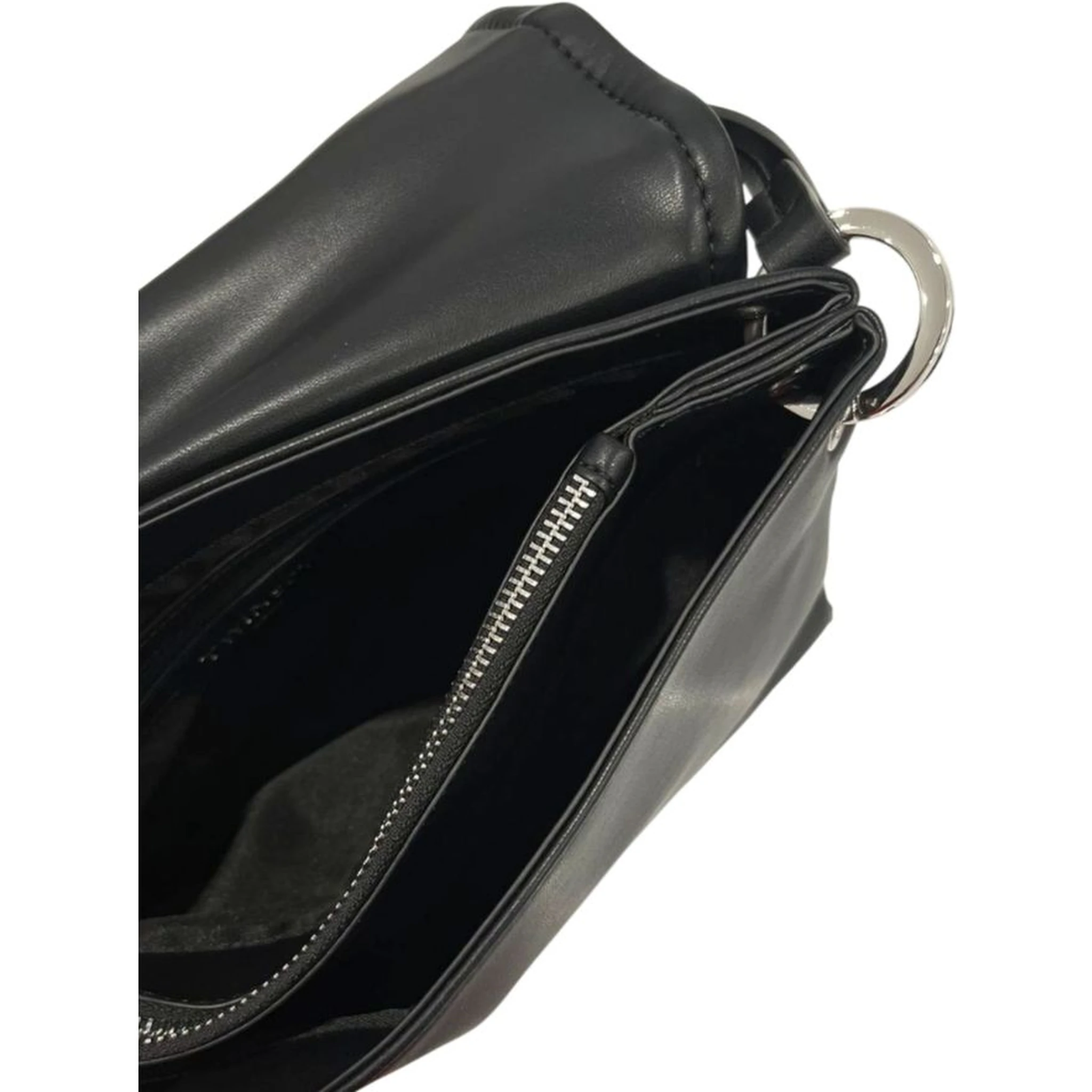Black Polyethylene Clutch Bag