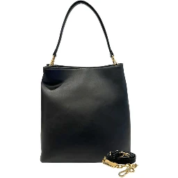 Black PU Women Shoulder Bag
