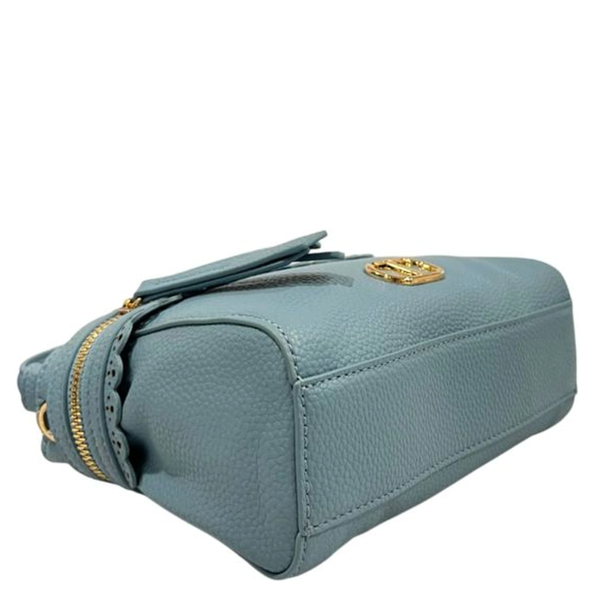Blue PU Women Handbag