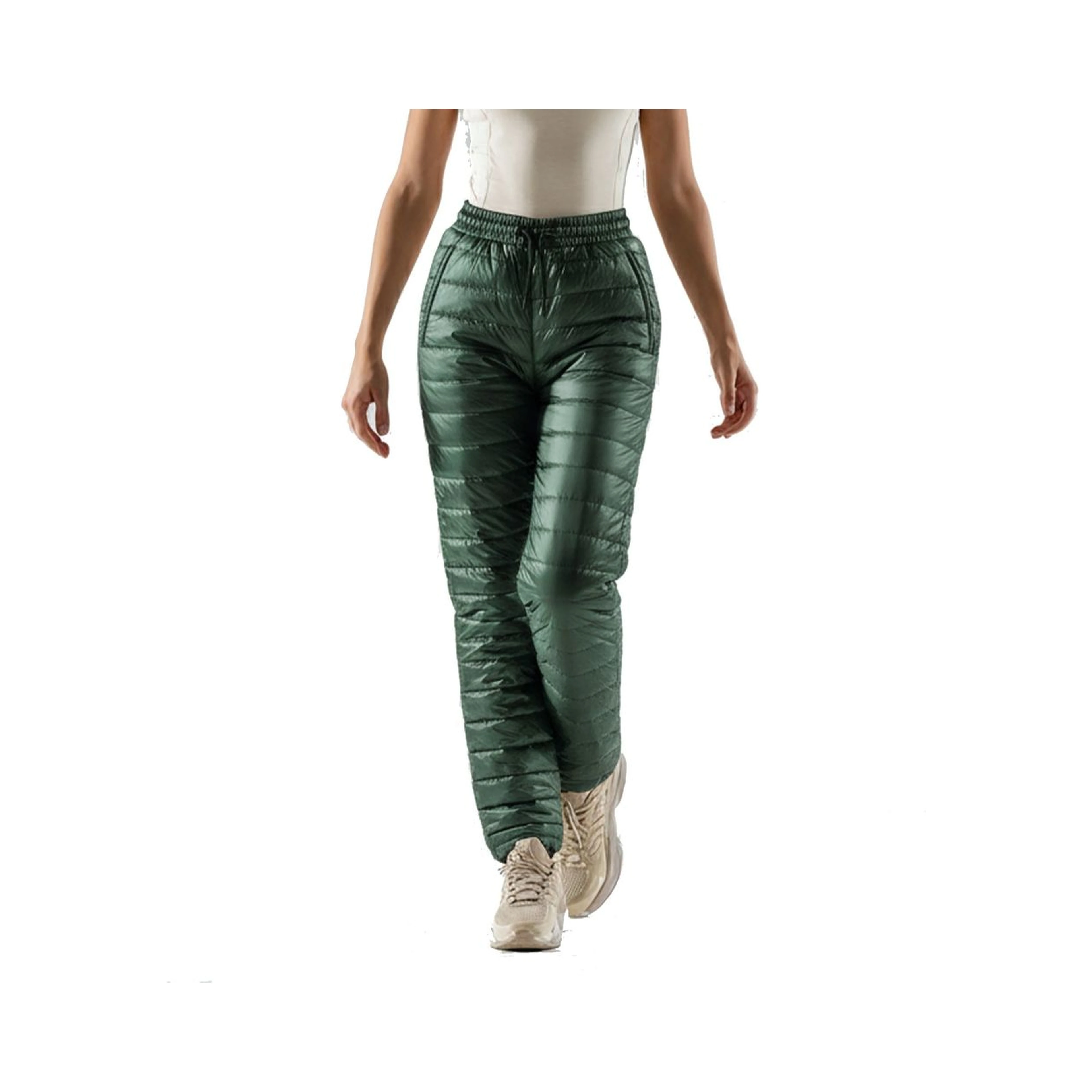 Bicolor Polyamide Athletic Pants