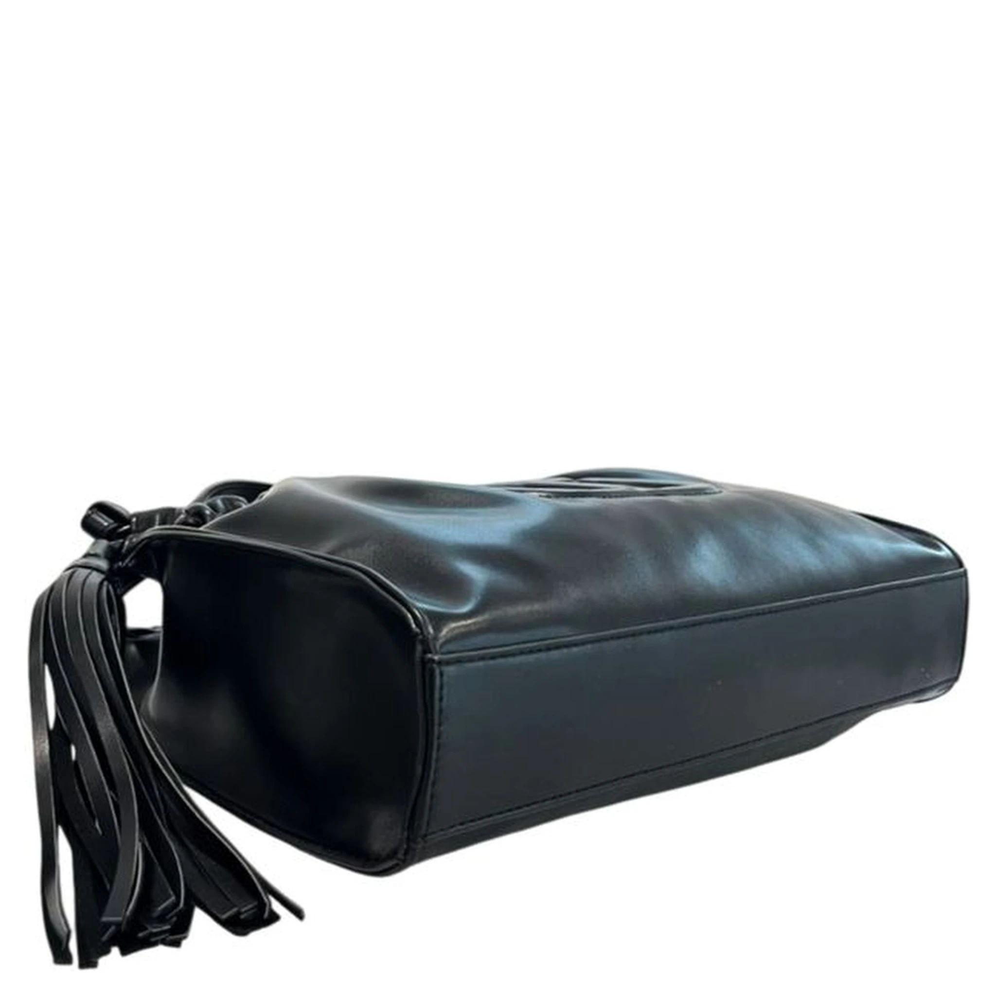 Black PU Women Shoulder Bag