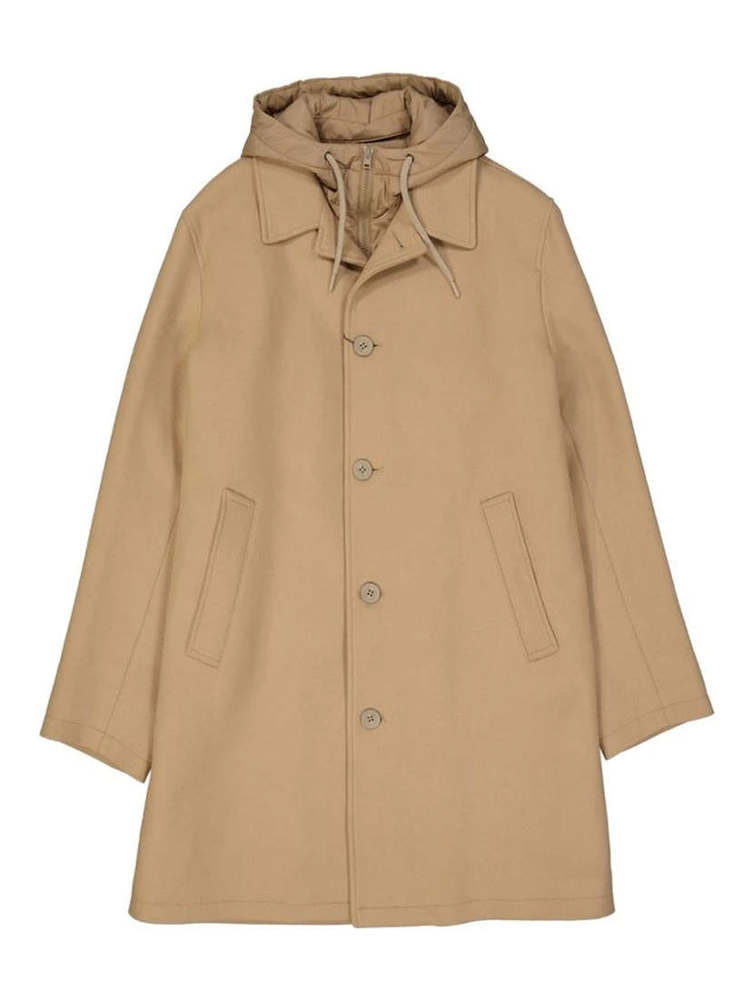Brown Polyamide Coat
