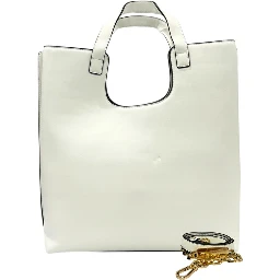 White PU Women Handbag