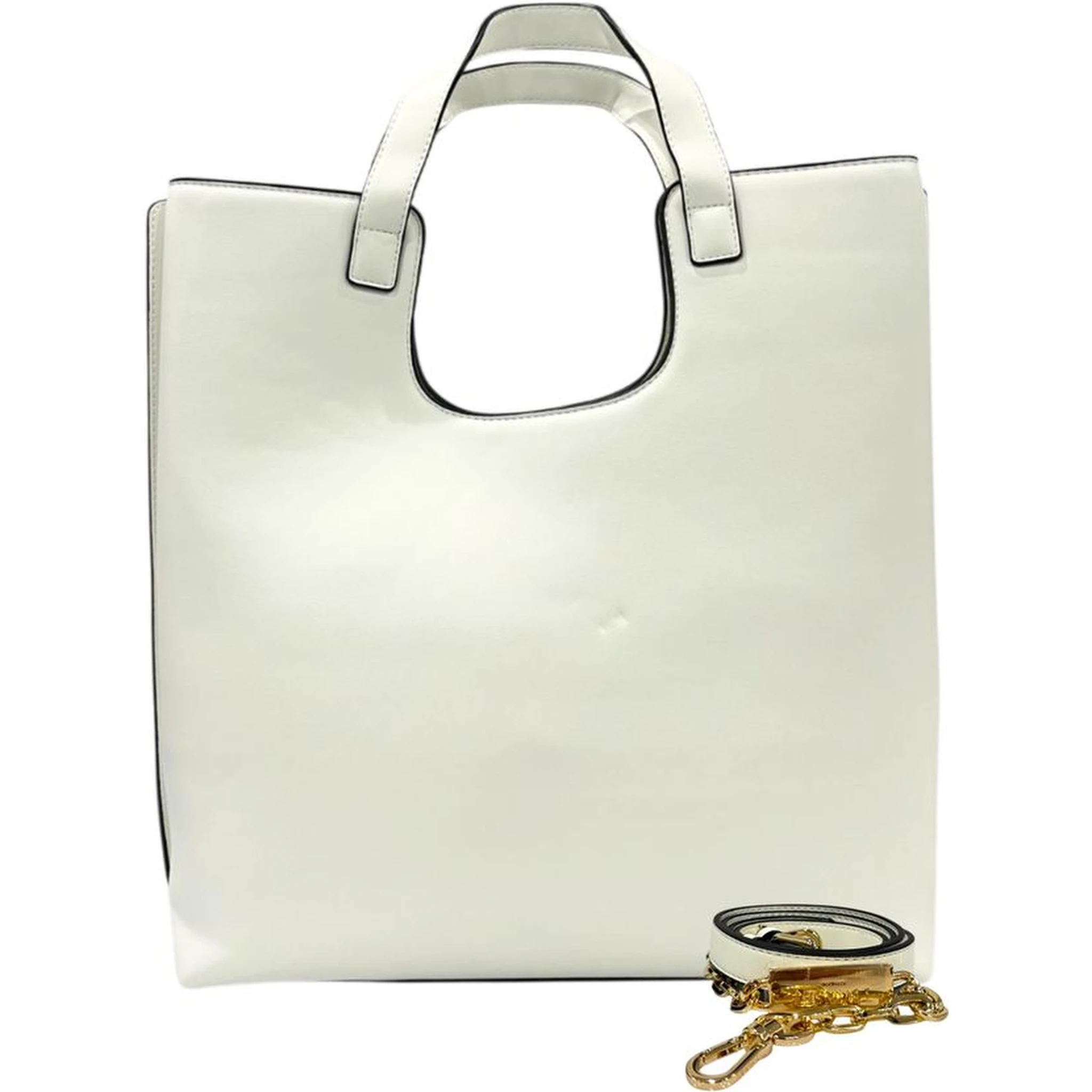 White PU Women Handbag