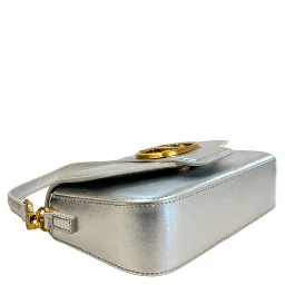 Silver PU Women Shoulder Bag
