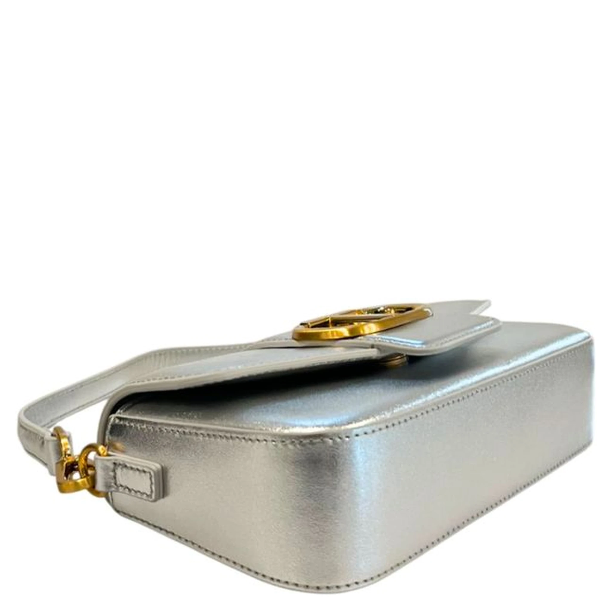 Silver PU Women Shoulder Bag