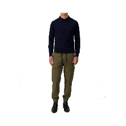 Bicolor Polyester Cargo Pants