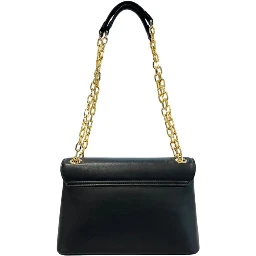 Black PU Women Crossbody Bag