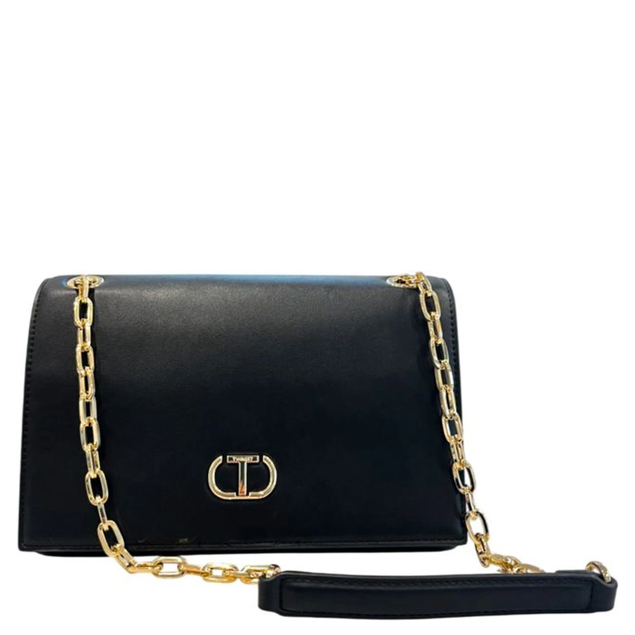 Black PU Women Crossbody Bag