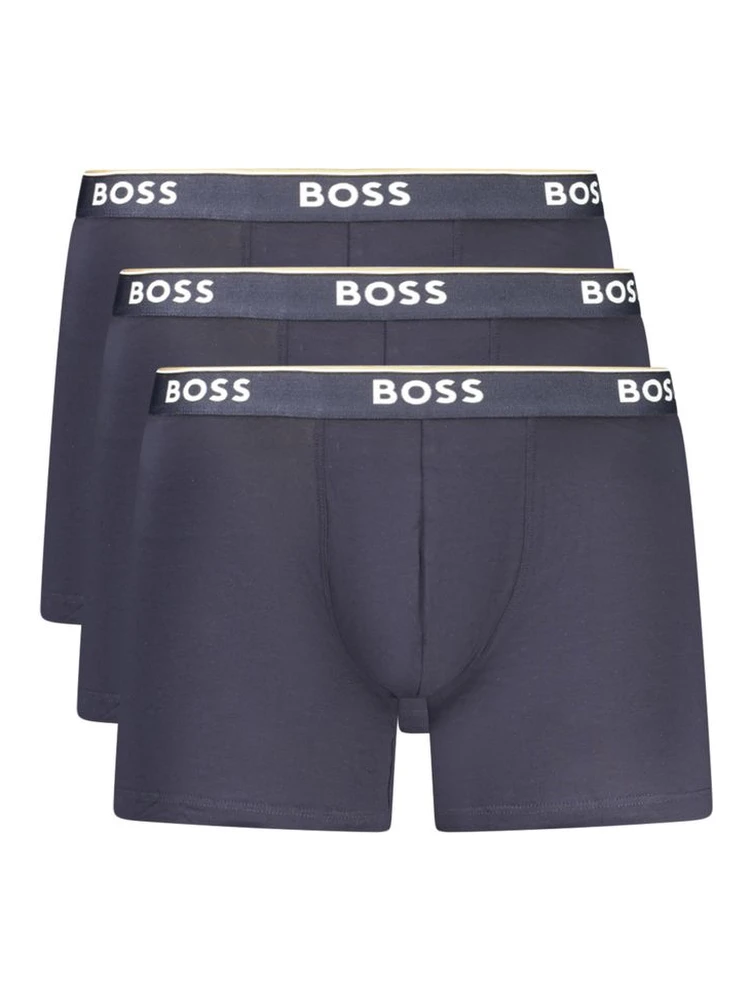 Blue Cotton Men Boxer Short