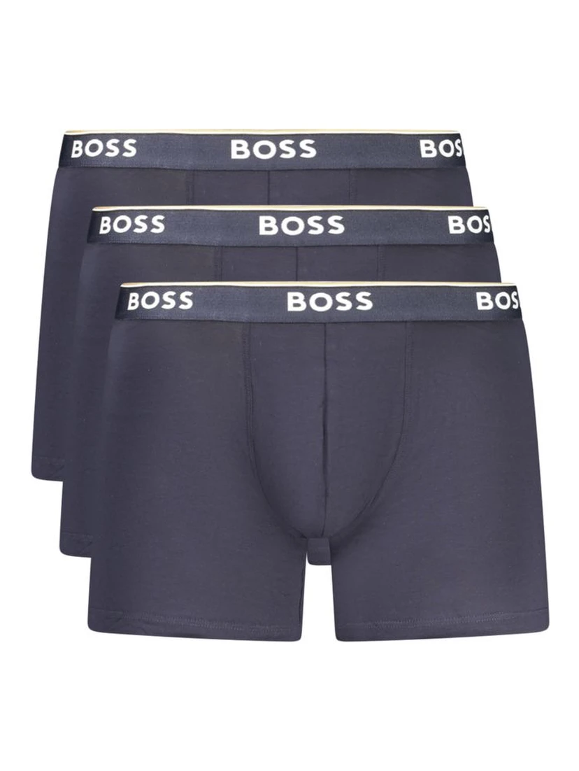 Blue Cotton Men Boxer Short