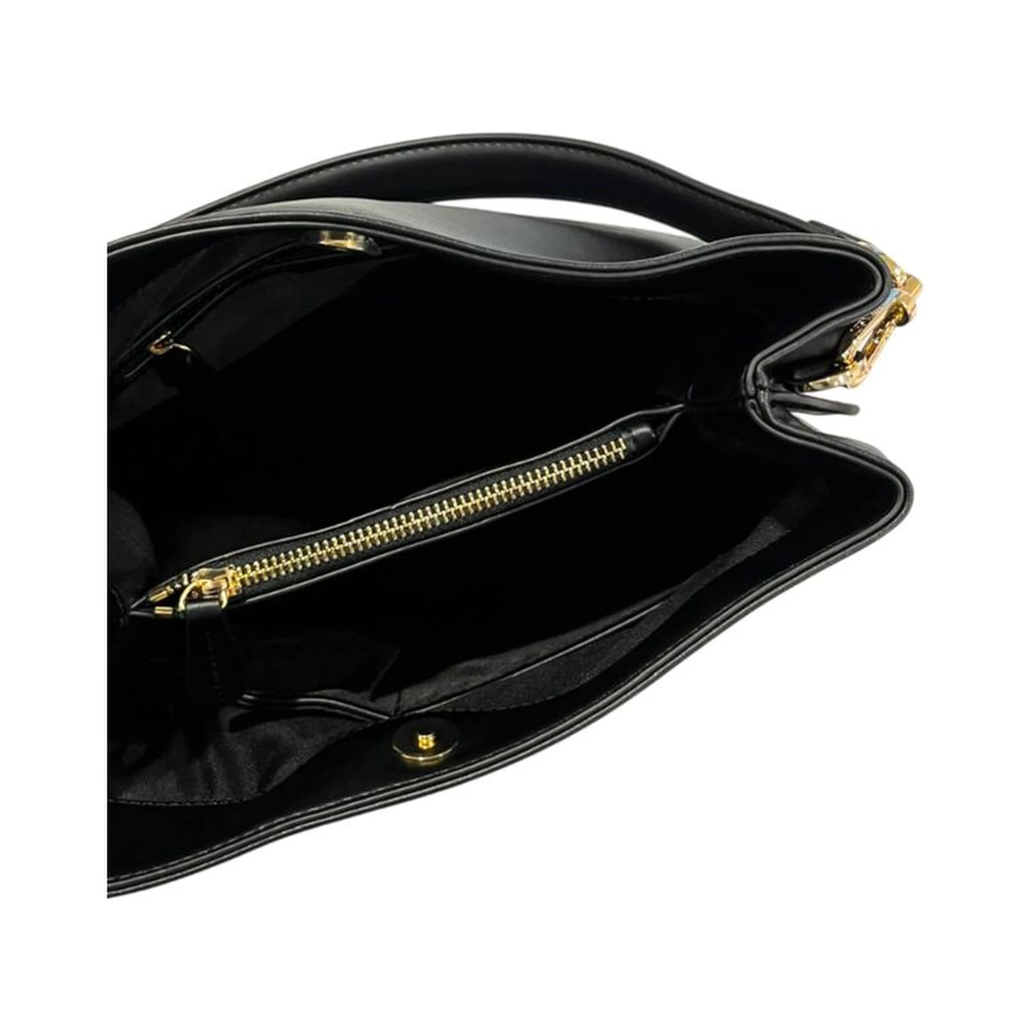 Black PU Women Shoulder Bag